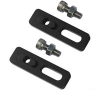 Folding Bike V Brake Extender 20-25mm Extension For Dahon For Birdy Steel Aluminium Frame Wheel Size Conversion Lightweight Alloy Black Red(Black)