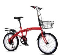 Folding Bikes, 20 Inch Folding Bike, 6 Speed Folding Bike, Adjustable Dual V-Brake Folding Bike 3