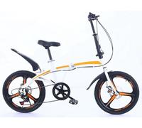 Folding bikes, 20 Inch Mountain Bike,Comfortable Lightweight, Mens And Womens Foldable Bicycle For Adult/Teenager City Commuter C,20 Inches
