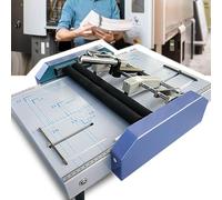 Folding Binding Machine Manual Paper Booklet Folder, Booklet Making, Folding Staple Book Binding, Pamphlet Stapler for Printing Factories and Schools