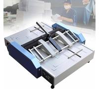 Folding Binding Machine - Manual Paper Booklet Folder & Stapler, Booklet Making and Pamphlet Binding Machine, Perfect for Home and Office Use