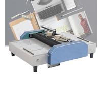 Folding Binding Machine, Paper Folding and Stapling Equipment for Booklet Making, Ideal for Factories and Schools