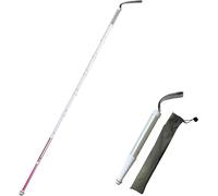 Folding Blind Cane, 9 segments Telescopic,128cm/50in Elderly Guide for Mobility Aids Assist Tool, with Complimentary Packaging Bag(Color:A,Size:128cm/50in)