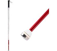 Folding Blind Cane, Blind Walking Stick Titanium Alloy Blind Cane for the Visually Impaired 9-Section Telescopic Guide Cane Blind Stick with Wrist Strap(138cm/54.3in)
