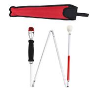Folding Blind Cane,with Audible and Visual Voice Alarm,Portable Walking Stick,for The Visually Impaired,The Blind