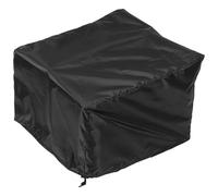 Folding Boat Seat Cover Black Waterproof Sun Rain Dust Protection | 210D Silver-Coated Oxford Fabric, Easy Storage, Suits Bass Seats during Marina Use or Trailer Transport