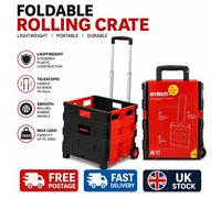 Folding Boot Shopping Cart Car Foldable Trolley Amtech Telescopic Handle gw13.80