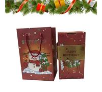Folding Bounce Christmas Box - Valentine's Day Money Boxes, Privy Token, Dynamic Gifting Memorable Presentation Function for Kids Teens Adults, Novelty gift, Celebrations School Events