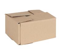 Folding Box 50pcs Brown Cardboard 20x15x10cm Storage Foldable Organizer Indoor