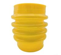 Folding Box Rammer Cover Designed to Shield Compaction Equipment from Debris and Environmental Exposure (Yellow)