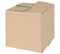 Folding Box with Storage 50 pcs Natural Cardboard Modern Organizer Home vidaXL
