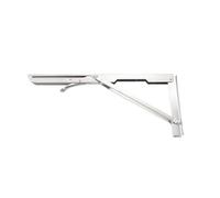 Folding Bracket, Folding Angle Bracket Pack of 2 Multicolor 8-20 Inches(Silver 16 Inch)
