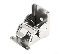 Folding Brackets 4pcs High Pressure Resistant Folding Hinges Smooth Operate for Tables Bed & Platform(Silver)