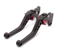 Folding Brake Clutch Levers Black Brake and Clutch Levers Compatible for Sportster XL 2004-2013 for 883 1200 for XL883 for XL1200 Compatible withty Eight Seventy Two( Black Lever With Red Adjuster)