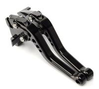 Folding Brake Clutch Levers For Ninja 650 2017-2024 Modified CNC aluminum 6-stage Adjustable Short Brake Clutch Lever Accessories(Black)