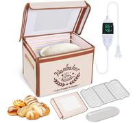 Folding Bread Proofing Box 68-131℉ Temp Control & 99H Timer, Wanbaker Dough Proofer Box for Sourdough, Bread Baking, Pizza, Yogurt, Kombucha 6-Layer Fabric