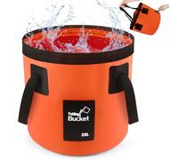 Folding Bucket 20l, Collapsible Bucket Portable Cleaning Bucket, Space Saving Plumbing Garden Buckets, Camping Storage Water Container for Home Cleaning Car Wash Camping Hiking Beach