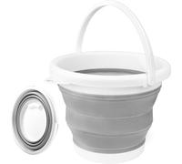 Folding Bucket 5L, Collapsible Bucket Water Container, Cleaning Buckets with Handle for Laundry Car Washing Gardening Fishing, Foldable Mop Buckets for Outdoor Camping Ice Sand Play RV Home Essentials
