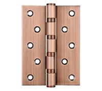 Folding Butt Hinges, 1pc Thickened Wide Stainless Steel Flat Opening Hinge 5x3.5 inch Silent Room Wooden Door(5-inch Bronze (5X3.5*X3.0) 1)