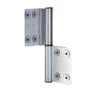 Folding Butt Hinges, 2 Pcs Aluminum Alloy Adjustable Damping Hinges Toilet Cabinet Wardrobe Door Multicolor(Sand Black)