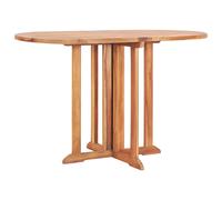 Folding Butterfly Garden Table Patio Outdoor Table Solid Teak Wood vidaXL