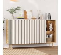 Folding Cabinet Dust Proof Divider for Closets & Kitchen Counters Invisible Hanging for Pantry Shelves White 140x100cm