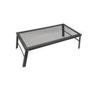Folding Camp Fire Rack Folding Campfire Grill Heavy Duty Iron Waterproof Portable Cooking Rack for Outdoor Barbecue