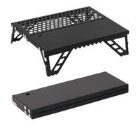 Folding Campfire Grill - Aluminum Alloy Foldable Camp Fire Grill - Outdoor Cooking Equipment for Backyard Patio Picnics Parties Barbecues Outside