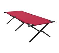 Folding Camping Bed Folding Manual Oxford fabric Outdoor Lounge Compact vidaXL