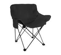 Folding Camping Chair, Beach Chair, Sturdy Structure, Non-slip, with Carrying Bag, Foldable Fishing Stool for Picnic at Home, Black