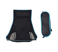 Folding Camping Chair Cloth 57x91cm Easy Install(Light Blue) | Tool-free installation, for snap-on design, refresh old chairs, no pro needed, saves money