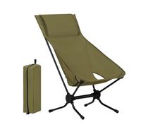 Folding Camping Chair Ultralight Aluminium Outdoor Lounge Fishing Chair With Carry Bag For Outdoor Beach Garden BBQ Picnic(Green)