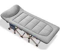 Folding Camping Cot for Adults with 3D Memory Headrest, Lightweight Portable Bed for Sleeping, Includes Carry Bag, Ideal for Office Naps and Beach Vocation