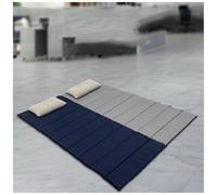 Folding Camping Cot Pad - Portable & Comfortable Outdoor Sleeping Mat, Lightweight Waterproof Bottom Mattress Pad with Sack for Hiking & Backpacking(15mm thick/gray 195x72cm)