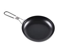 Folding Camping Pan - Non-Stick Coating, Quick Heating, Easy Clean | Compact Fry Pan for Tent, Backpack, Campfire, Excursion, Nomadic Meal, Hiking Accessory, Cooking