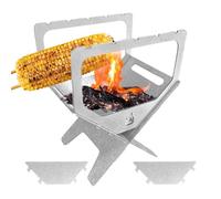 Folding Camping Stove Candlestick Shape Stand Wood Stove Reduced Size for Garden Backyard Picnic Family Gathering