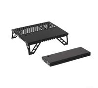 Folding Camping Table Aluminum Alloy, Portable Small Outdoor Table, Travel-friendly Table Backpack Camping Gear For Camping/Picnics/BBQ/Hiking/Beach