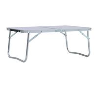 Foldable Camping Table Aluminium 60x40cm Portable Tables Multi Colours vidaXL