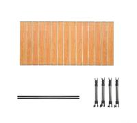 Folding Camping Trolley Table With Adjustable Height For Outdoor Dining Picnic And Garden Use Lightweight Aluminum Frame Converts To Table Three Height Settings 27.6(Yellow95cm*55cm)