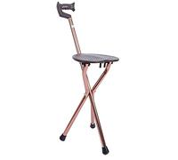 Folding Cane Chair Outdoor Retractable Three Legged Non Slip Walking Stool for Elderly