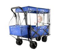 Folding Cart Rain Cover, EVA Materia, About 90x50x75cm/35.43x19.69x29.53 Inches, Outdoor Dustproof Camping Camp Car Rain Cover, Easy to Load and Unload Items, for Garden Camping Picn