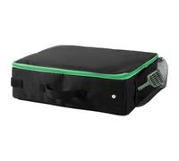 Folding cat litter box for travel with waterproof PEVA lining and portable design for pet owners on the go small spaces or moving homes (Black, 6.20 × 4.65 × 2.02 in)