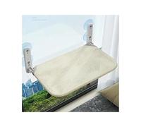 Folding Cat Window Bed Ropeless Foldable Cat Window Perch Sill Cat Hammock Window Cat Seat Sunny Spot Cat Window Resting Place Suitable For Windows And Walls Provides Comfortable Spot For Cats(Beige-3