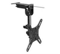 Folding Ceiling Tv Bracket Height Adjustable Tilt & Swivel Sloping Under Cabinet