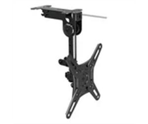 Folding Ceiling Tv Bracket Height Adjustable Tilt & Swivel Sloping Under Cabinet