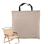 Folding Chair Carrying Bag - 60x63cm, 600D Oxford Cloth, Khaki Travel Case, Large Capacity Storage Sack, Camping Furniture Transport Pouch | for Outdoor Picnic Beach BBQ Festival Lawn Concerts