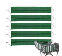 Folding Chair Fabric Bands - Nylon Metal Reclining Chair Replacement Belts | Tear Resistant Anti Crack Lounge Chairr Webbing Bands | Seat Reinforcement Straps for Beach Backyard