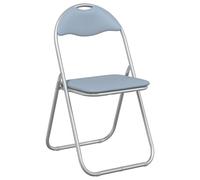 vidaXL Folding Chair 8 pcs White 48 x 43.5 x 81 cm Faux Leather