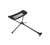 Folding Chair Footrest Retractable Feet Legs Rest for Outdoor Camping Picnic Black 15 x 38 x 28 cm