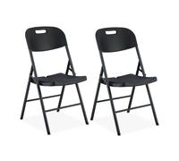 Folding Chair Garden Set Patio Foldable Balcony Seat White Terrace Weatherproof